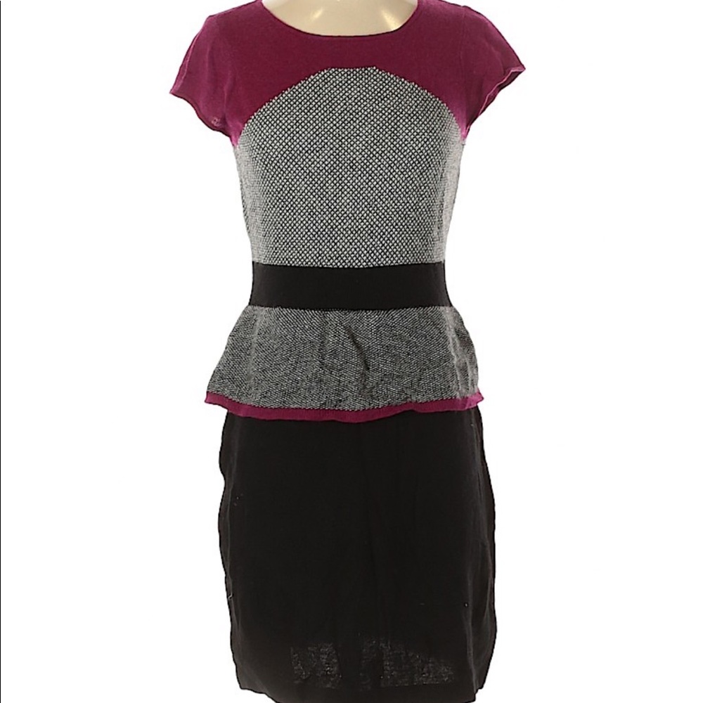 Anthropologie Sparrow Peplum Sweater Dress Size S
